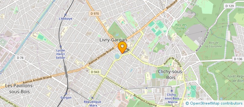 localisation de l'entreprise SCI 85 CC à LIVRY-GARGAN