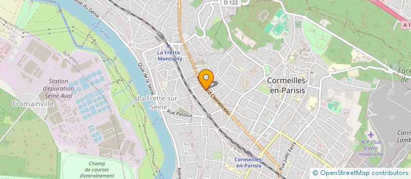 localisation de l'entreprise SCI 85 CLEMENCEAU  CORMEILLES-EN-PARISIS