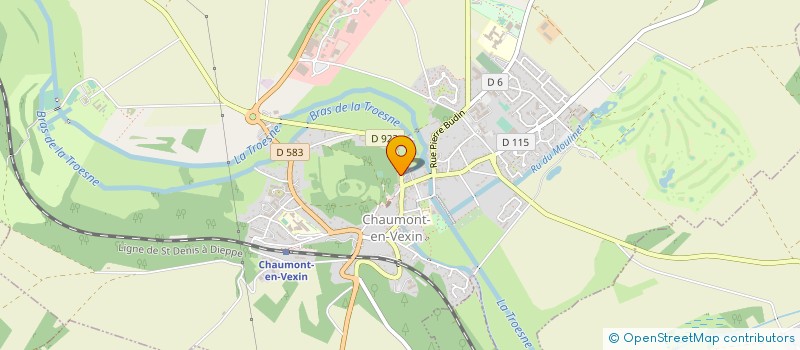 localisation de l'entreprise SCI 86  CHAUMONT-EN-VEXIN