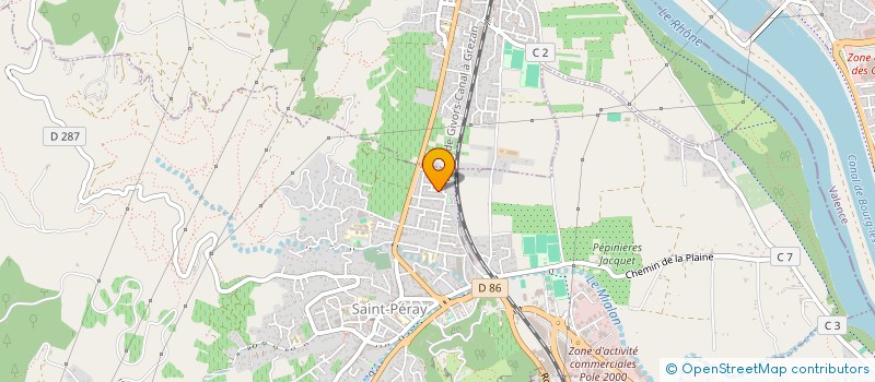 localisation de l'entreprise SCI 86  SOYONS