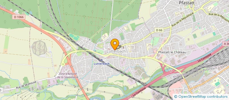 localisation de l'entreprise SCI 86 A GRAND'RUE  LUTTERBACH