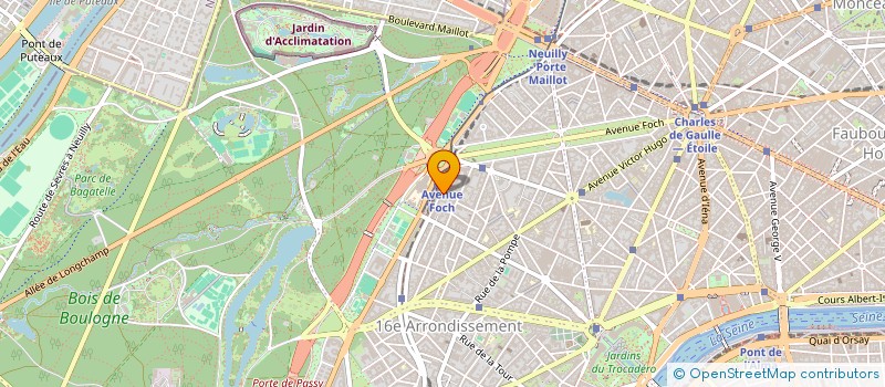 localisation de l'entreprise SCI 86 BD FLANDRIN  PARIS