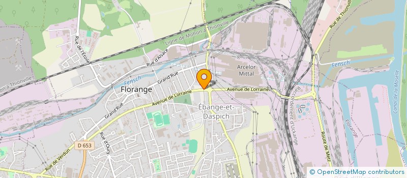 localisation de l'entreprise SCI 86 FOCH à THIONVILLE
