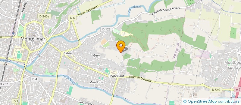 localisation de l'entreprise SCI 87 à MONTELIMAR