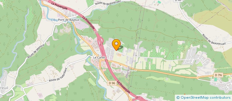 localisation de l'entreprise SCI 87-76  MEYREUIL