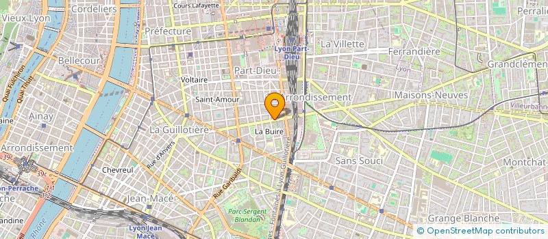 localisation de l'entreprise SCI 87 A 91 AV FELIX FAURE  LYON