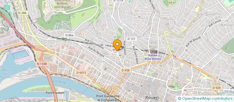 localisation de l'entreprise SCI 87 RAMPE ST GERVAIS PINSON-MASSOT  ROUEN