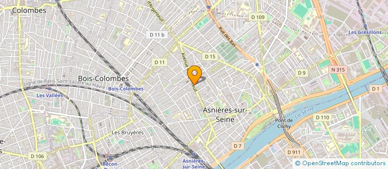 localisation de l'entreprise SCI 88 à ASNIERES-SUR-SEINE