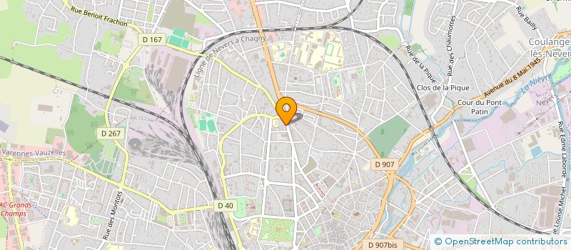 localisation de l'entreprise SCI 88 COLBERT à NEVERS