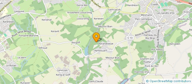 localisation de l'entreprise SCI 88 RUE D ANTONY  PLOUGASTEL-DAOULAS