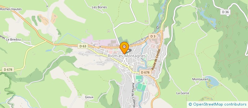 localisation de l'entreprise SCI 8892 à RIOM-ES-MONTAGNES