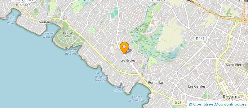 localisation de l'entreprise SCI 89  VAUX-SUR-MER