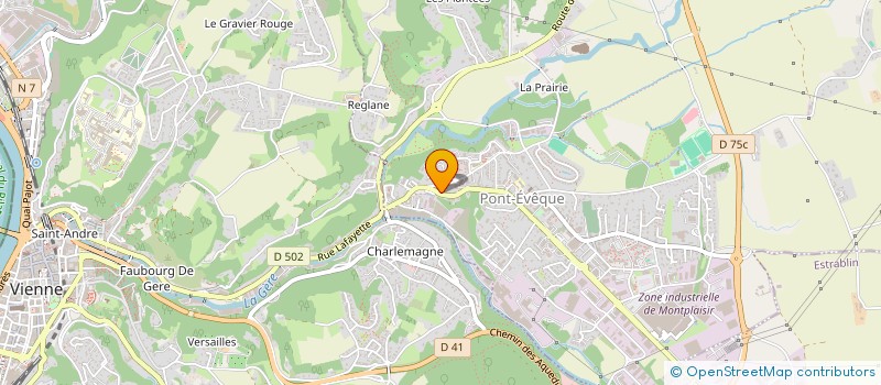 localisation de l'entreprise SCI 89 MONTEE LUCIEN MAGNAT  PONT-EVEQUE