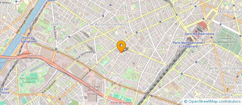 localisation de l'entreprise SCI 89 VAUGIRARD  PARIS