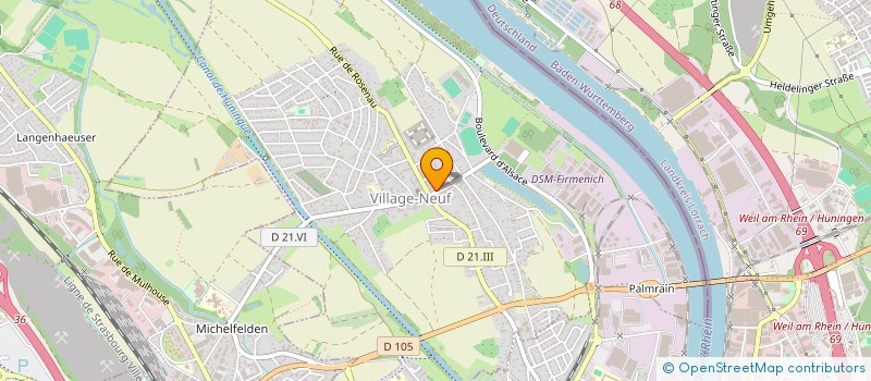 localisation de l'entreprise SCI 89 VILLAGE NEUF  VILLAGE-NEUF