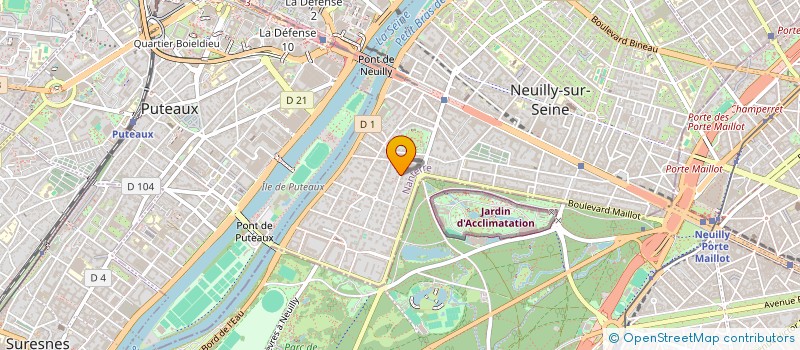 localisation de l'entreprise SCI 8BIS SAINT JAMES à NEUILLY-SUR-SEINE