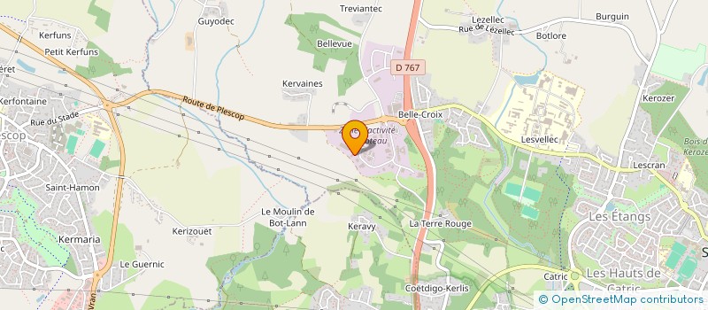 localisation de l'entreprise SCI 8C  SAINT-AVE