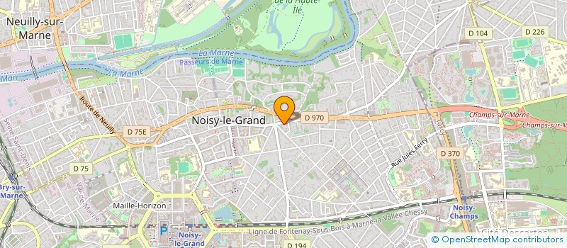 localisation de l'entreprise SCI 8ECURIES  NOISY-LE-GRAND