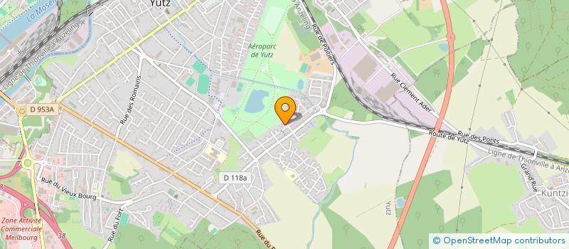 localisation de l'entreprise SCI 8EFC  YUTZ