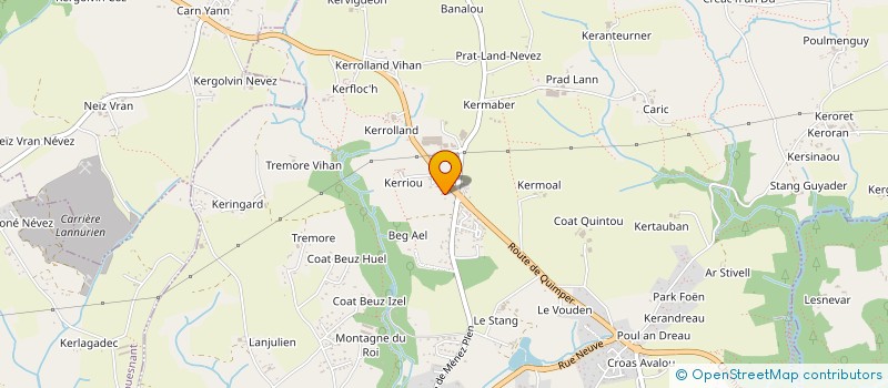 localisation de l'entreprise SCI 8GB  LA FORET-FOUESNANT