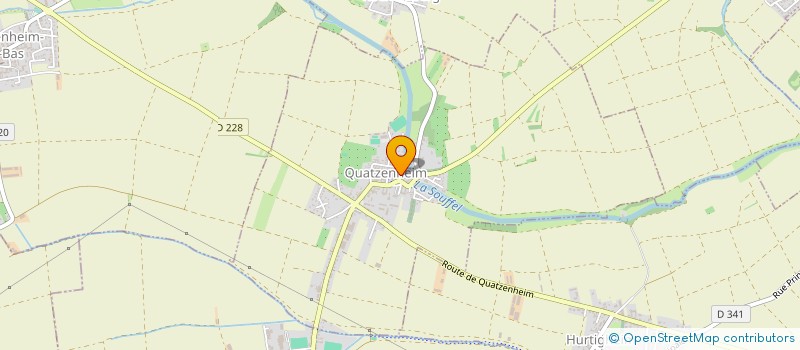 localisation de l'entreprise SCI 9  QUATZENHEIM