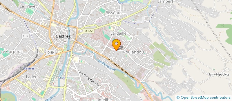 localisation de l'entreprise SCI 9-57  CASTRES