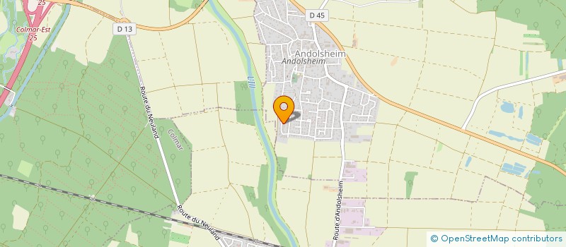 localisation de l'entreprise SCI 9  ANDOLSHEIM