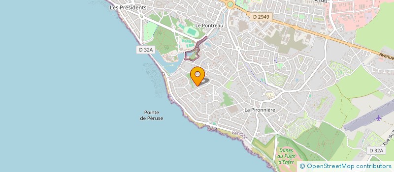 localisation de l'entreprise SCI 9 ALLEE BARGES CHATEAU D OLONNE à LES SABLES D'OLONNE