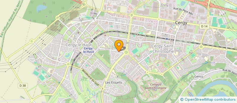 localisation de l'entreprise SCI 9 AVENUE DU TERROIR  CERGY