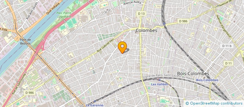 localisation de l'entreprise SCI 9 CHARLES AUGUSTE COLOMBES à COLOMBES