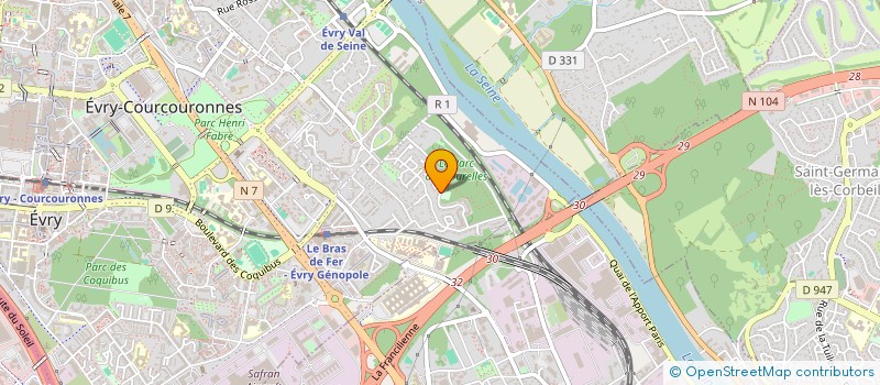 localisation de l'entreprise SCI 9 CORNEILLE à EVRY-COURCOURONNES