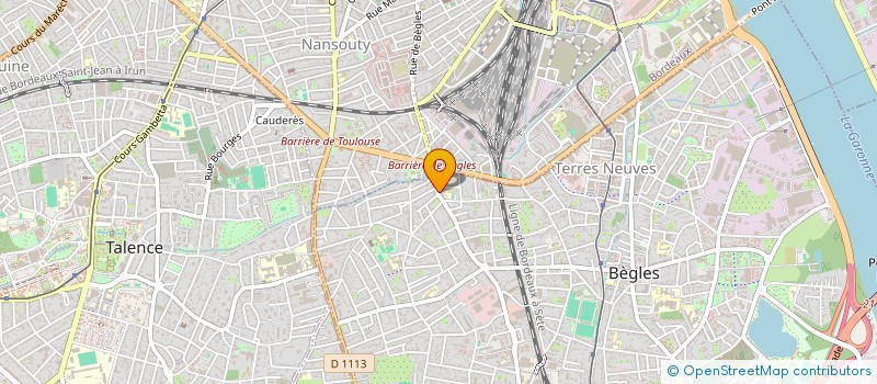 localisation de l'entreprise SCI 9 DE RUDEMONT  BEGLES