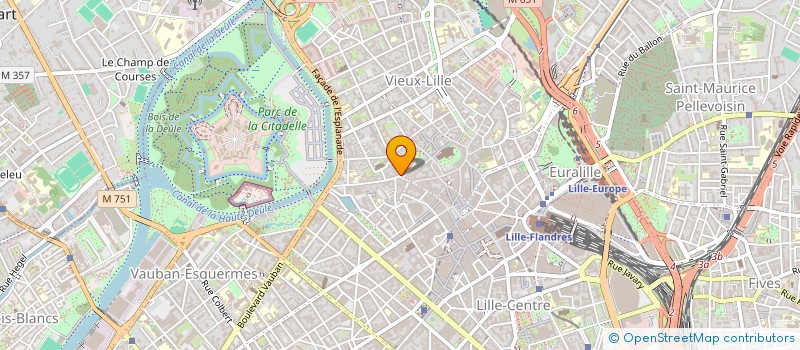 localisation de l'entreprise SCI 9 ET 11 RUE DE LA BARRE à LILLE