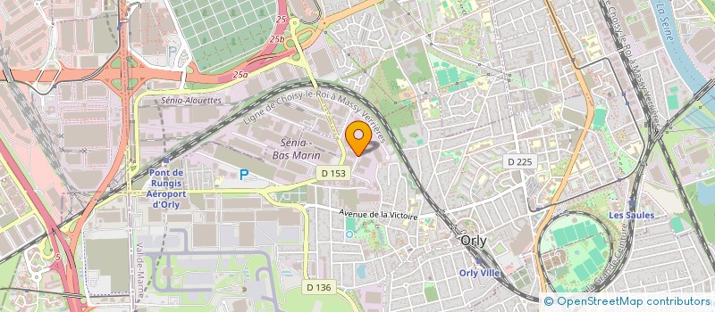 localisation de l'entreprise SCI 9 MOULIN A CAILLOUX  ORLY