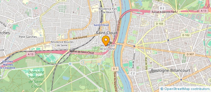 localisation de l'entreprise SCI 9 ORLEANS à SAINT-CLOUD