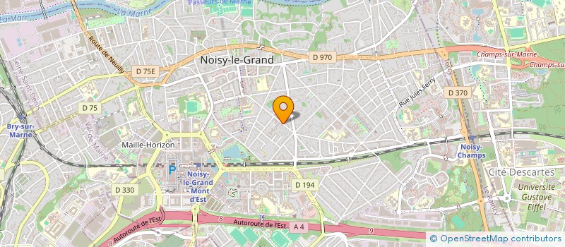 localisation de l'entreprise SCI 9 PLACE CARNOT ROSNY SOUS BOIS à NOISY-LE-GRAND