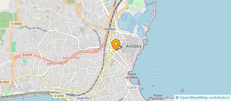 localisation de l'entreprise SCI 9 PLACE DE GAULLE à ANTIBES