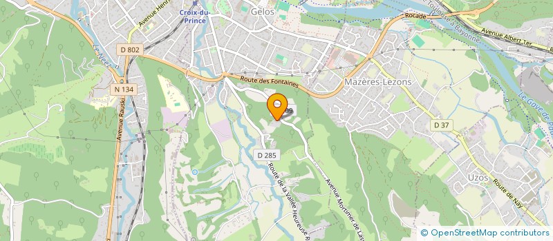 localisation de l'entreprise SCI 9 PLACE DE LA LIBERATION  GELOS