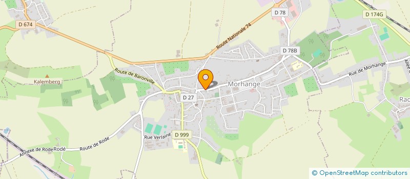 localisation de l'entreprise SCI 9 POINCARE  MORHANGE