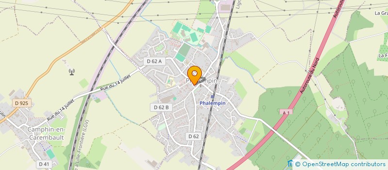 localisation de l'entreprise SCI 9 RNV  PHALEMPIN