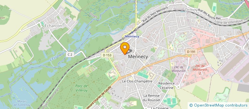 localisation de l'entreprise SCI ' 9 RUE ALBERT MERCIER '  ORMOY