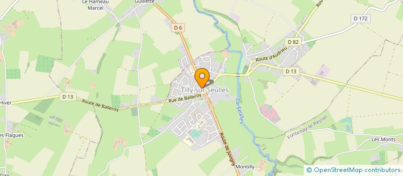 localisation de l'entreprise SCI 9 RUE BAYEUX TILLY SUR SEULLES  TILLY-SUR-SEULLES