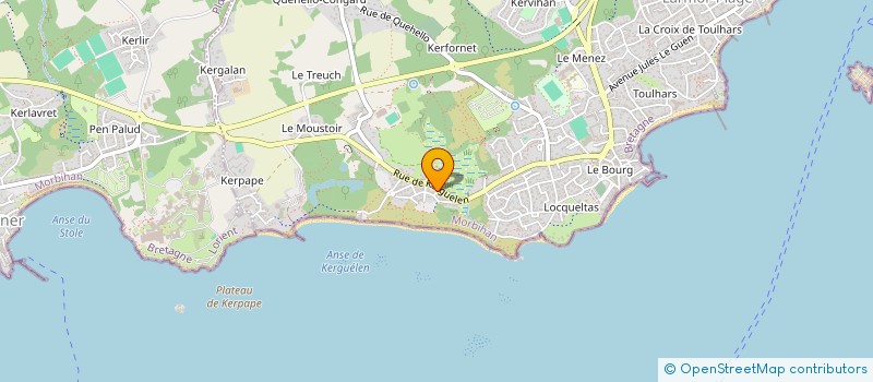 localisation de l'entreprise SCI 9 RUE BOMPARD  LARMOR-PLAGE