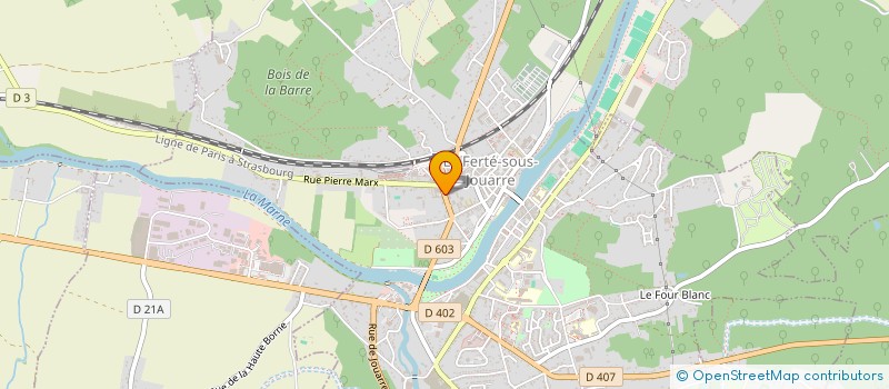 localisation de l'entreprise SCI, 9 RUE CHANZY à LA FERTE-SOUS-JOUARRE