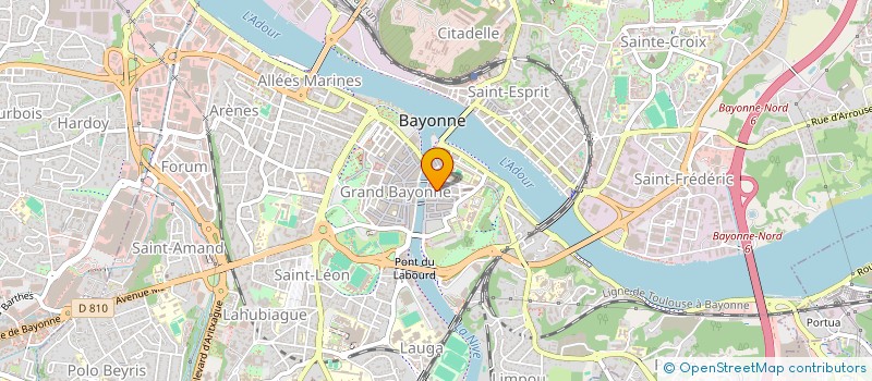 localisation de l'entreprise SCI 9 RUE DE COURSIC à BAYONNE