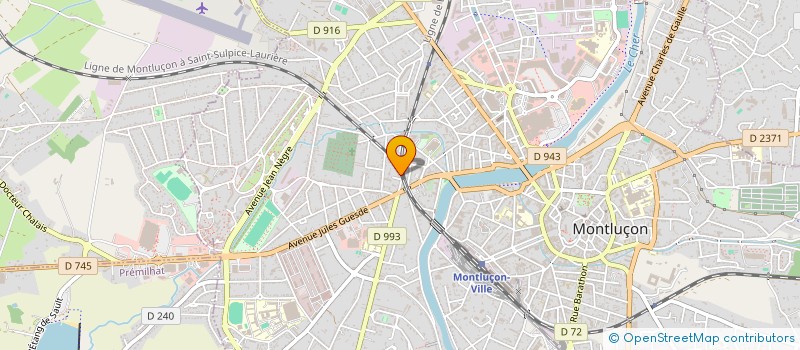 localisation de l'entreprise SCI 9 RUE DE L'EGALITE à MONTLUCON