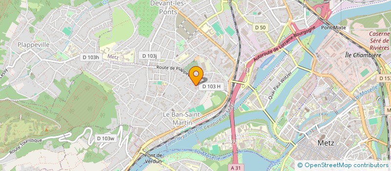 localisation de l'entreprise SCI 9 RUE DE LA MARNE à LE BAN-SAINT-MARTIN