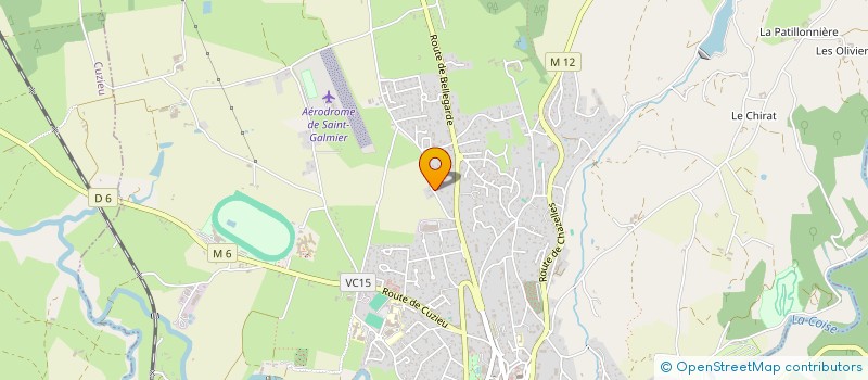 localisation de l'entreprise SCI 9 RUE DE LA SABLIERE  SAINT-GALMIER