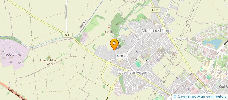 localisation de l'entreprise SCI 9 RUE DES CHARPENTIERS  OBERHAUSBERGEN