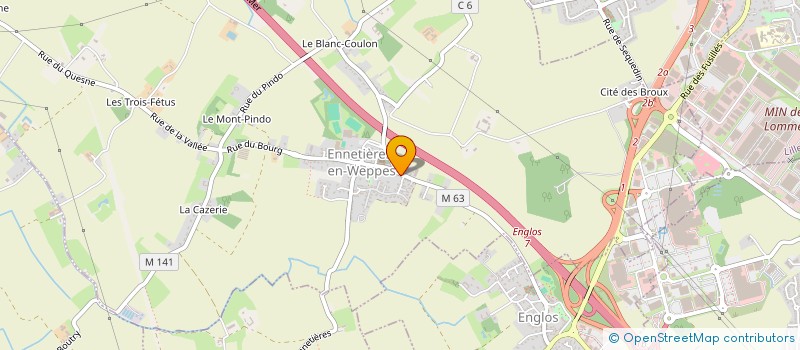 localisation de l'entreprise SCI 9 RUE DU BOURG  ENNETIERES-EN-WEPPES